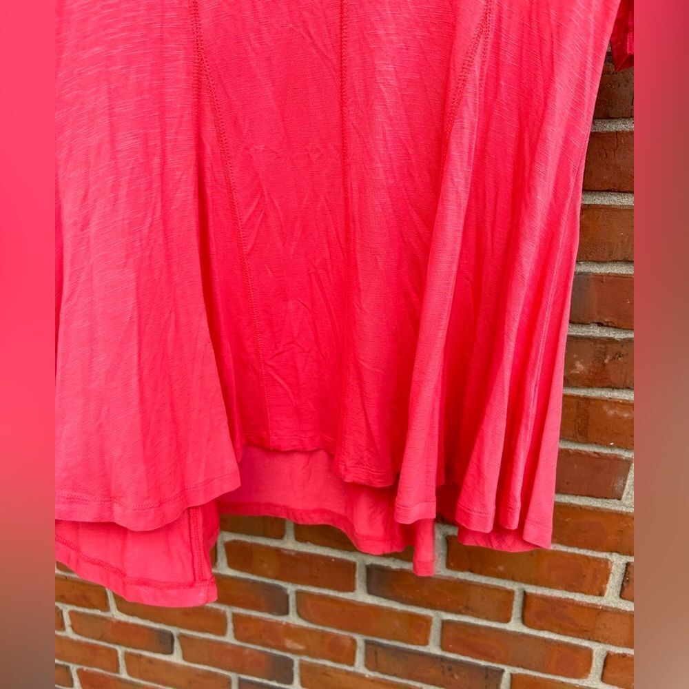 Soft Surroundings Coral Long Tunic Top - Picture 3 of 5